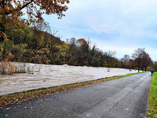 Die Wutach am 14. November 2023.