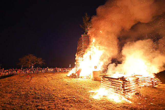 Bild 22: Litzelstetten 2025: Diese Funkenfeuer-Bilder fangen die Tradition perfekt ein!