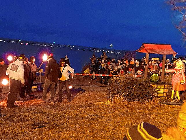Bild 19: So schön war das Funkenfeuer am Fildenplatz