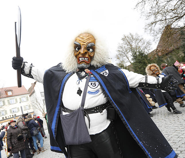 Bild 18: Bilder vom Fasnachtssonntag in Donaueschingen (Teil 2)