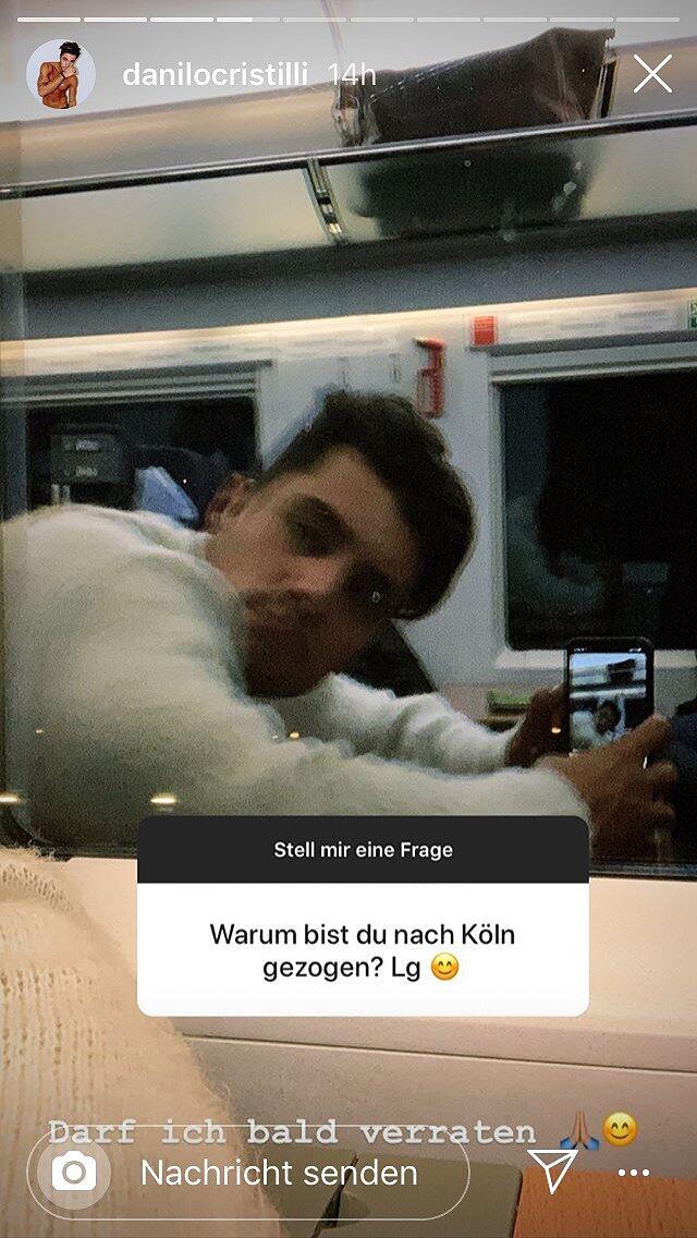 Auf der Plattform Instagram beantwortet Danilo Cristilli immer mal wieder Fragen seiner Fans – so wie diese.