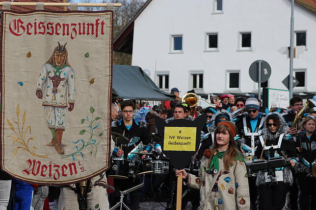 Bild 24: Strahlendes Wetter und glückselige Narren in Ühlingen. Wir haben alle Bilder