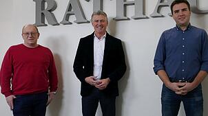 Das bisherige Spitzentrio im Rathaus von Heiligenberg (von links): Stellvertretender Hauptamtsleiter Gerhard Sing, Bürgermeister Frank ...