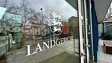 Der Eingang zum Landgericht Konstanz an der Unteren Laube. Hier wird seit einigen Tagen gegen drei Männer wegen schwunghaftem ...