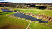 Eine Photovoltaikanlage, hier jene im Löffinger Stadtteil Unadingen, soll im Bereich Strittberg errichtet werden. Bild: Philippe Thines
