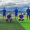 Neue Gesichter beim FC Erzingen: Trainer Klaus Gallmann (hinten, links) freut sich auf Christian Pipinic, Dominik Flum, Edon Kadrija ...
