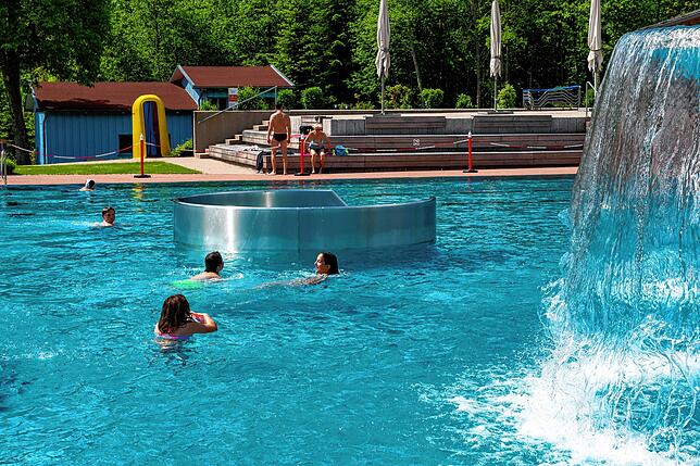 Start der Freibad-Saison im Solara in Königsfeld.