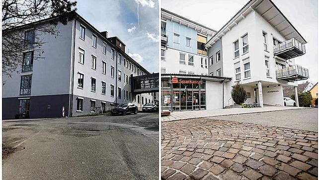Medzinische Versorgungszentren hier in Engen (links) und ein Standort des MVZ PI in Mühlhausen gelten als ein Modell der Zukunft, weil ...