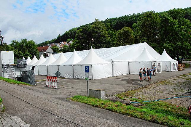 Sie freuen sich auf die neue Waldshuter Chilbi vom 16. bis 21. August (von links): Bernhard, Valeria, Sebastian und Hannes Vorkötter vor ...