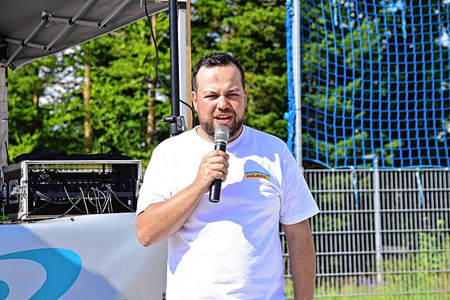 Bild 2: Bilder von der Einweihung des Beach-Handballfelds in St. Georgen