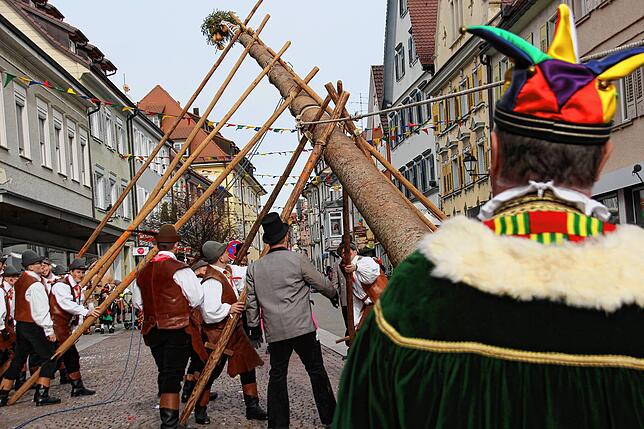 Bild 11: Bilder vom Narrenbaum-Setzen in Stockach Teil 3