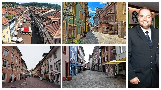 Die Altstädte in Waldshut (links oben), Tiengen (links unten), Laufenburg (rechts oben) und Bad Säckingen (rechts unten) sind für die ...
