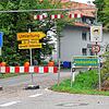 Kurz vor Hohenfels beginnt die Umleitung über Buch, Etzwihl und Hechwihl.