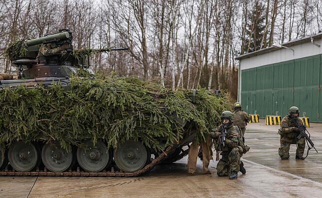 In der Ukraine heiß begehrt: Schützenpanzer Marder mit MTU-Motor.