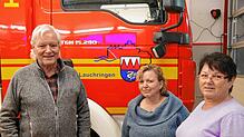 Die Gewinner des Dreikönigspreisjassturniers der Feuerwehr Lauchringen (von rechts) Gerlinde Wenzel (Platz 1), Sandra Dober (Platz 2) ...