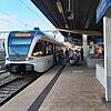 Die S-Bahn 62 aus Schaffhausen hält am Singener Bahnhof. Sie könnte, wenn die Reaktivierung gelingt, in Zukunft über Rielasingen bis ins ...