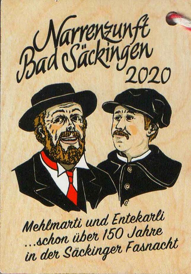 Das ist die Plakette 2020.