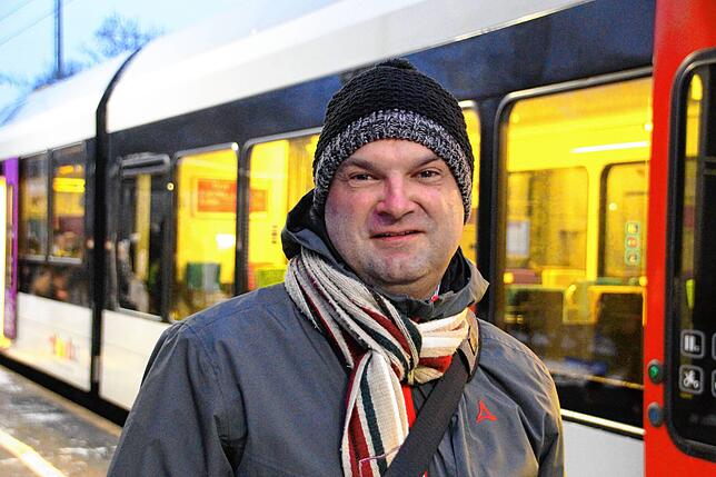 &bdquo;Die neuen Züge bieten mehr Platz.&ldquo;Günter Speicher, Gottmadingen
