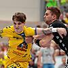 Könnte sein Comeback feiern: Mathieu Fenyö (links), hier beim Aufstiegsspiel zur 2. Bundesliga gegen Eintracht Hildesheim.