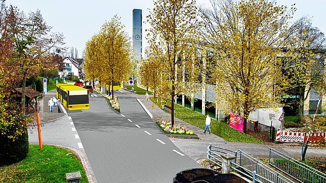 Gaienhofen plant an der Schlossschule Bushaltestellen mit barrierefreien Zugängen und neuen Wegebeziehungen.