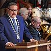 Appelliert beim Neujahrsempfang an die Mooser Büger, sich weiterhin ehrenamtlich zu betätigen: Bürgermeister Patrick Krauss.