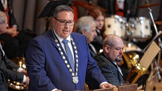 Appelliert beim Neujahrsempfang an die Mooser Büger, sich weiterhin ehrenamtlich zu betätigen: Bürgermeister Patrick Krauss.
