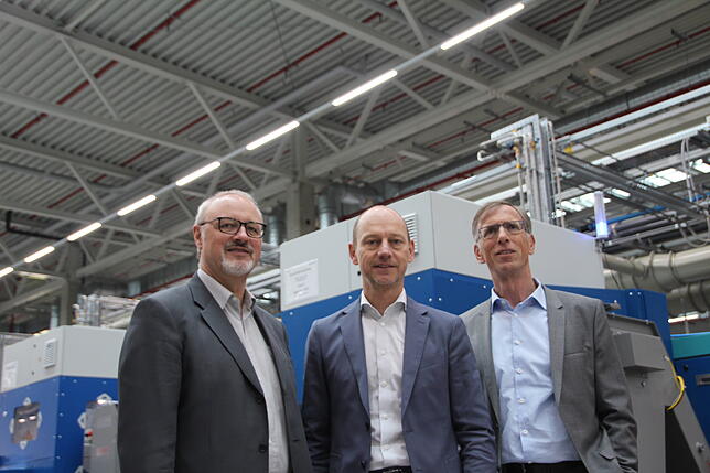 Die drei Vorstände von IMS Gear (von links): Wolfgang Weber, Bernd Schilling und Dieter Lebzelter.