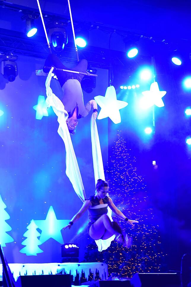 Das Duo Charisma zeigt Körperkunst in höchster Vollendung.