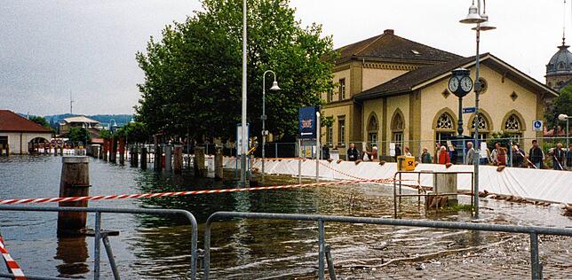 Bild 11: Archivbilder vom Hochwasser 1999 in Konstanz!