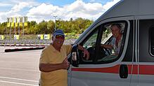 Joachim und Sabine Michaelis gewannen in ihrem Camper Fiat Pilote V630 J die Vorrunde zum Camper des Jahres in Steißlingen.
