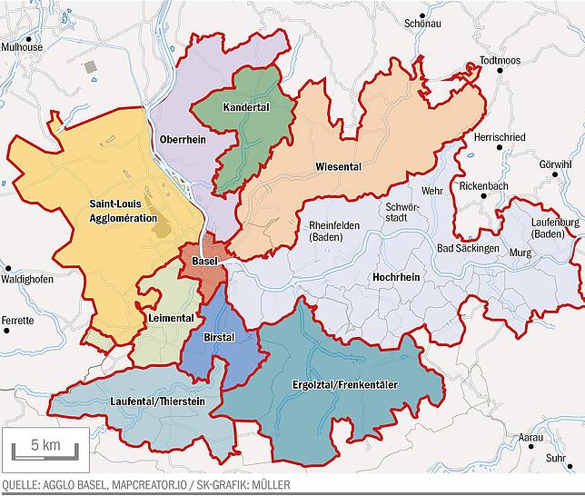 Bild 1: Fördermittel aus der Schweiz: Bad Säckingen & andere Städte profitieren vom „Raumkonzept Hochrhein“