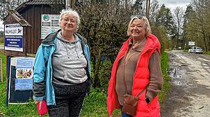 Sie sind schon zu zweit: Karin Kohl (links) und Karin Foerster laden weitere Frauen zu gemeinsamen Spaziergängen ein. Dafür suchen sie ...
