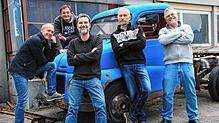 Macrol sind (von links) Mess, Markus, Roland, Hubert und Jürgen, die ihre Wurzeln auf dem Heuberg haben. Sie freuen sich auf die Nacht ...
