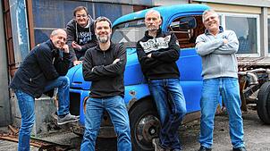 Macrol sind (von links) Mess, Markus, Roland, Hubert und Jürgen, die ihre Wurzeln auf dem Heuberg haben. Sie freuen sich auf die Nacht ...