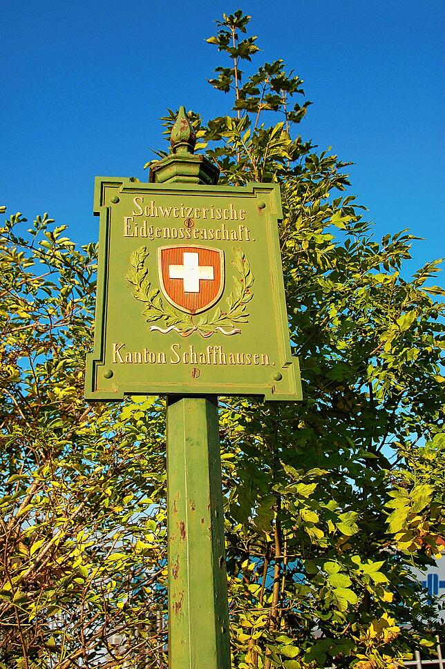 Hier Schweizer Franken, dort Deutsche Mark: Die Grenze zwischen Stühlingen und Oberwiesen