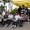 Die Sieger und Siegerinnen des Skatecontests in Radolfzell: (von links nach rechts) Levi, Leo, Johannes und Elias bei der unter ...