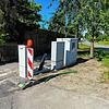 Der neue Hauptverteilerpunkt für das Breitband &bdquo;Am Josenberg&ldquo; im Hohenfelser Ortsteil Kalkofen. Gas und Glasfaser werden ...