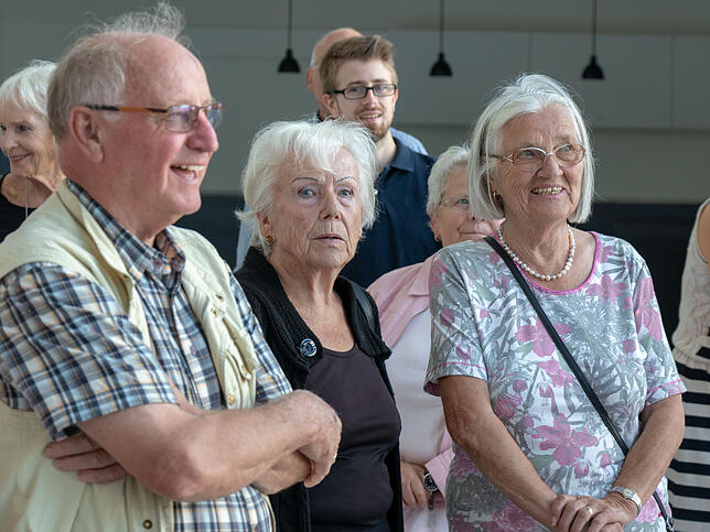 Die Besucher freuten hatten bei der Führung ihre Freude.