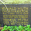 Erst 1949 konnte der Leichnam von Ewald Huth nach Villingen überführt und auf dem Friedhof beigesetzt werden.