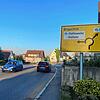 Der Verkehrskreisel in VS-Marbach am Dienstag, 22. August, um 7.23 Uhr, aus Perspektive der Schaffhauser Straße: Eigentlich sollte diese ...