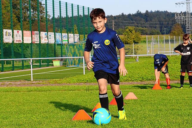 Bild 19: Auch die Jugendfußballer starten in die Saison. Wir haben Bilder vom E-Jugendtraining des SV Allensbach!