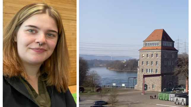 Jasmin M. und das Kraftwerk Laufenburg von der Schweizer Rheinseite her gesehen. Hier in der Umgebung suchte die Polizei im April nach ...