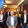 Sie diskutierten mit den Besuchern bei der SÜDKURIER-Podiumsdiskussion im Hotel der Rastanlage West: Jörg-Peter Rau (v. links), Mitglied ...