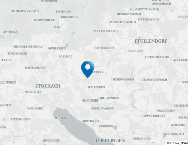 An dieser Stelle der L194 zwischen Stockach und Pfullendorf kam es zu einem Hangrutsch, die Straße war monatelang nur eingeschränkt ...