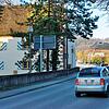 Der Grenzübergang in Küssaberg-Rheinheim. Die Aufnahme entstand im März 2020. Der bislang geschlossene Grenzübergang soll nun ...