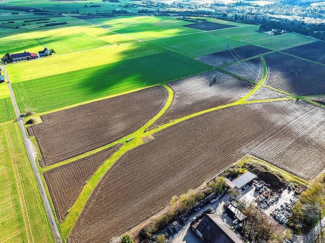 Geplante Fläche für den Solarpark Bertholdshöhe