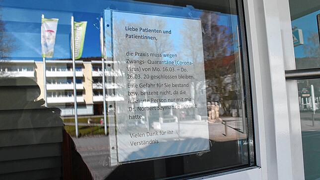 Den ersten Coronainfzierten Blumberger hat der Hausarzt Norbert Szymanski behandelt. Seine Praxis der derzeit geschlossen.