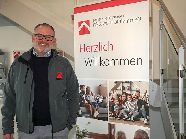 Andreas Vogt ist geschäftsführender Vorstand der Baugenossenschaft Föfa Waldshut-Tiengen.