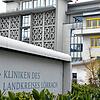 Das Kreiskrankenhaus in Lörrach, eins der vier Häuser der Kliniken des Landkreises Lörrach: Verdi ruft die Beschäftigten zu einem ...
