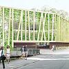 Dieser Entwurf für das Parkhaus an der Bodenseetherme wurde weiter verfolgt. Es war Teil des Wettbewerbs, den das Hamburger Büro ...